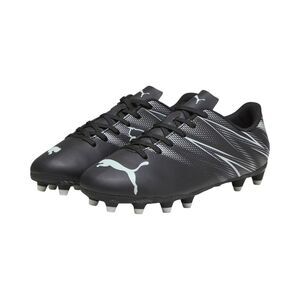 Puma Childrens/Kids Attacanto Turf Training Soccer Cleats / Black/Silver